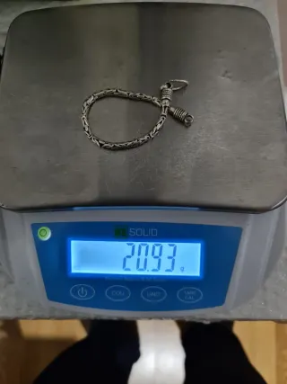 Pulsera de plata 20.93g