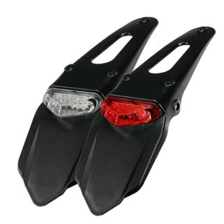 Portamatrículas Moto LED Homologado