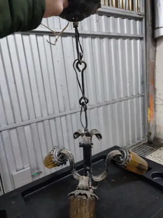 Lámparas colgantes antiguas