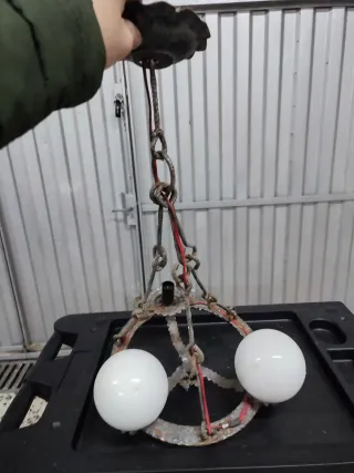 Lámparas colgantes antiguas