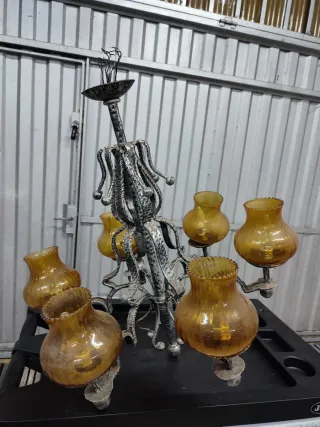 Lámparas colgantes antiguas