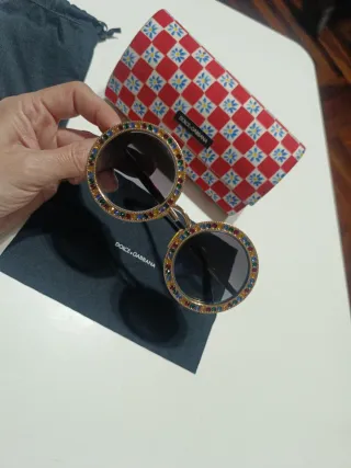 Gafas de sol Dolce & Gabbana doradas