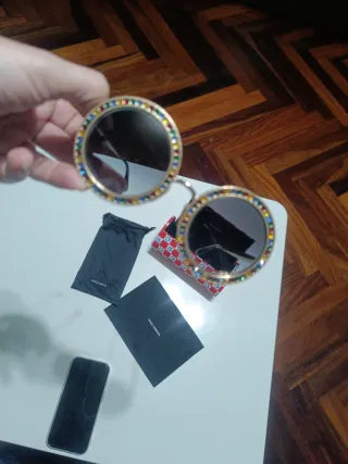 Gafas de sol Dolce & Gabbana doradas