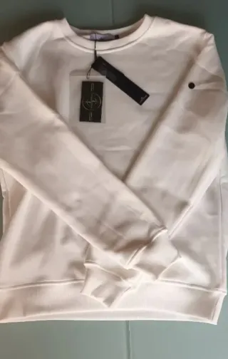 Sudadera Stone Island Blanca