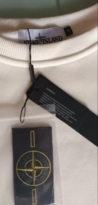 Sudadera Stone Island Blanca