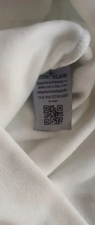 Sudadera Stone Island Blanca