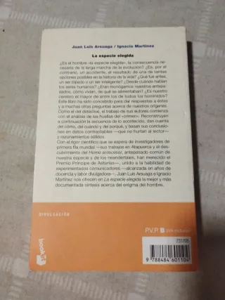 La especie elegida: la larga marcha de la evolu...