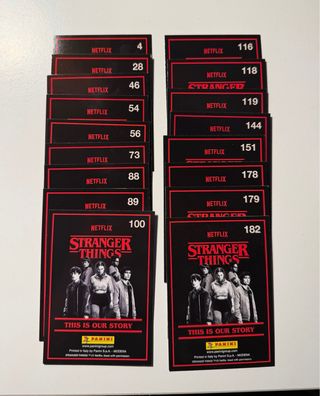 Set Carte Stranger Things Netflix Panini