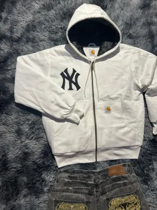 Chaqueta Carhartt NY Yankees Blanca