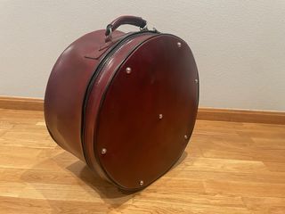 Tambor cofrade con baquetas y funda