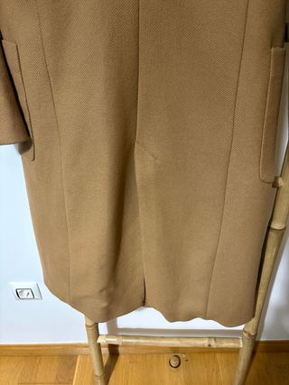 Abrigo Zara Manteco Doble Botonadura