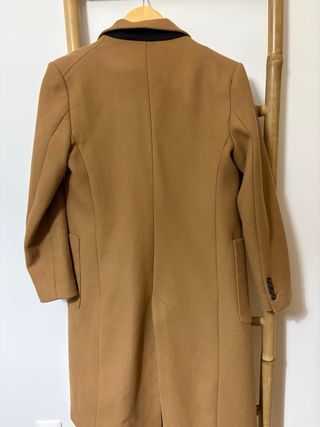 Abrigo Zara Manteco Doble Botonadura