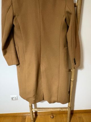 Abrigo Zara Manteco Doble Botonadura