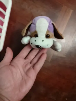 Transportín para perro y peluche
