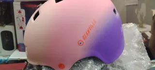 Casco Patinete Eléctrico Gradiente Rosa/Morado