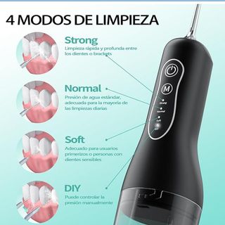 Irrigador Bucal Portátil Flosser 4 Modos