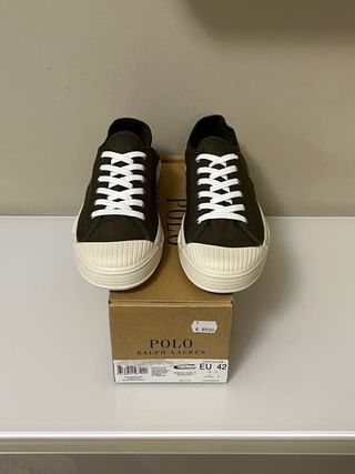 Scarpe Ralph Lauren Tg 42 Verde Oliva