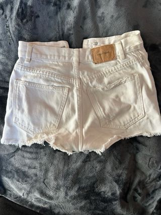 Shorts vaqueros blancos Pull&Bear (original)