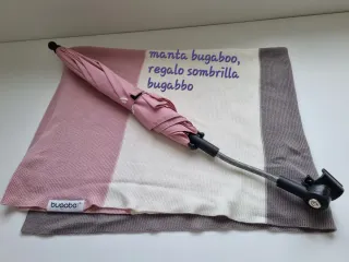 Manta bugaboo y regalo sombrilla