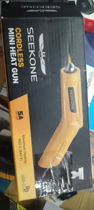 Pistola de calor Seekone Mini Cordless