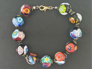 Bracciale perle vetro murano