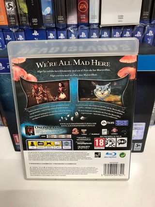 Alice Madness Returns PS3
