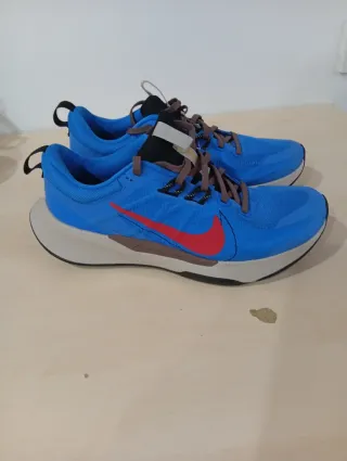 Nike Zapatillas Running Azul/Rojo (1 Uso)