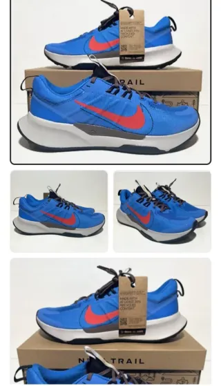 Nike Zapatillas Running Azul/Rojo (1 Uso)