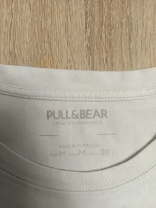 Camiseta Pull&Bear Estampada Ojos