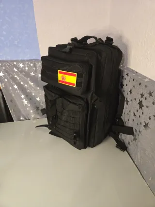 Mochila Táctica 50L Viajes Camping Negra