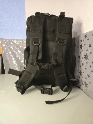 Mochila Táctica 50L Viajes Camping Negra