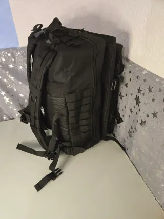 Mochila Táctica 50L Viajes Camping Negra