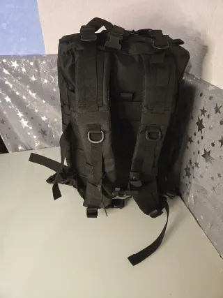 Mochila Táctica 50L Viajes Camping Negra