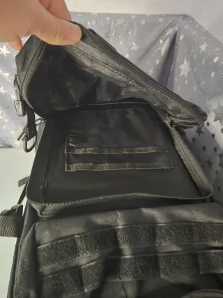 Mochila Táctica 50L Viajes Camping Negra