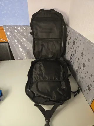 Mochila Táctica 50L Viajes Camping Negra