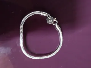 Pulsera de plata platiadaestilo serpente