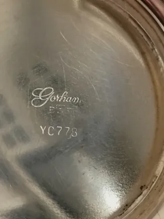 Ciotola Gorham vintage silver plated