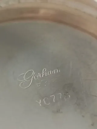 Ciotola Gorham vintage silver plated