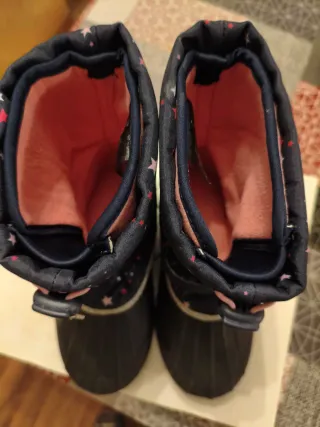 Botas de nieve niña Talla 29 + manoplas