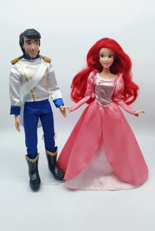 Set Bambole Ariel & Eric Disney