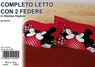 Completo letto Disney con 2 federe