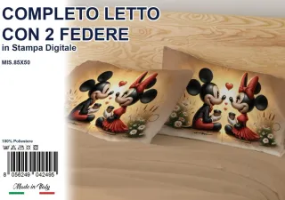Completo letto Disney con 2 federe
