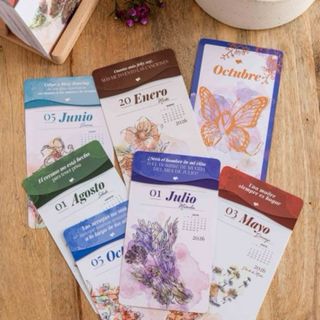 Calendario Tarjetas 2026 La Vecina Rubia