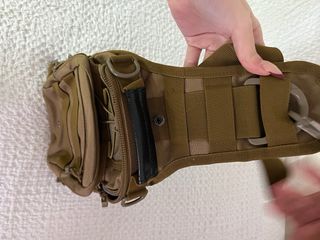 Bandolera Táctica Unisex Marrón