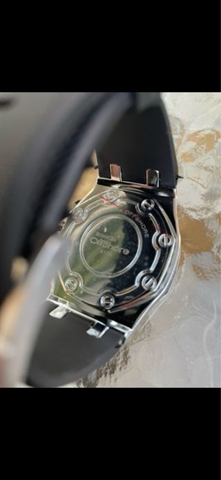 Reloj Negro Plata