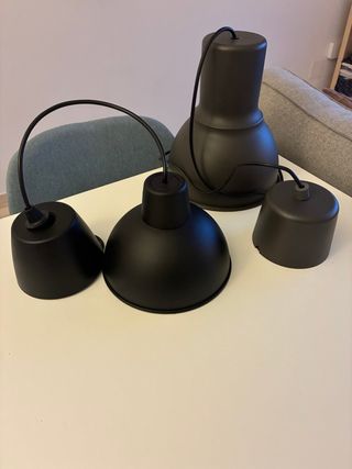 Lámparas de techo negras Ikea ( Pack de 2 )