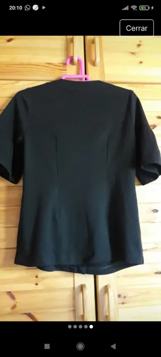 Chaqueta corta negra Talla 36/38