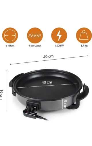 Paellera Eléctrica Tristar PZ-2964 40cm