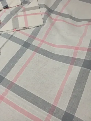 Tovaglia quadri con 6 tovaglioli