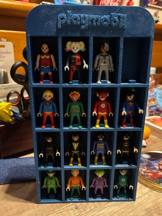 Expositor Playmobil DC Figuras